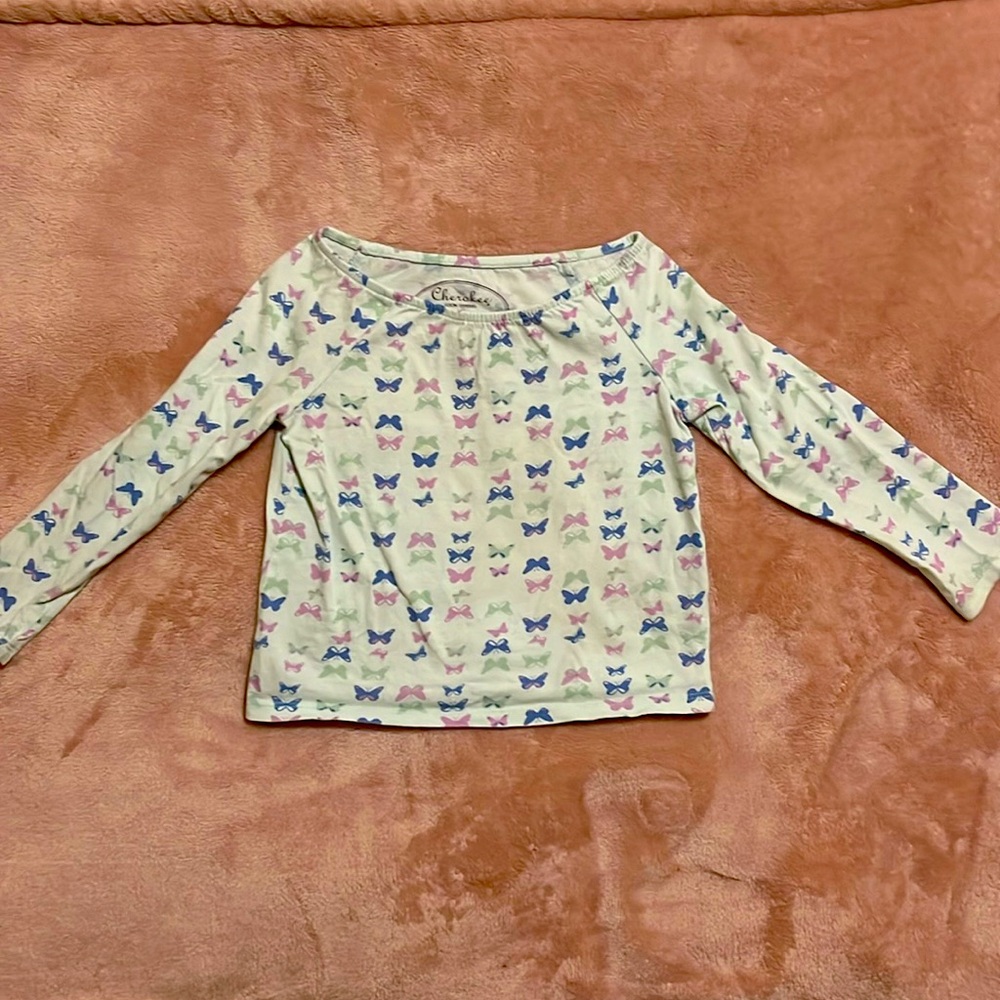 Kids shirt with butterflies